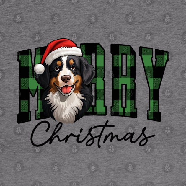 Merry christmas Bernese mountaim dog by Bernesemountaindogstuff